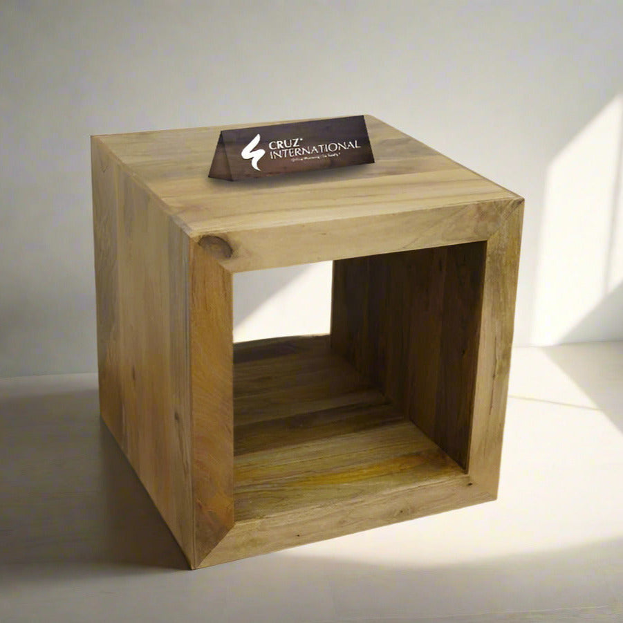 Console Elmer Table | Solid Wood | Square CRUZ INTERNATIONAL