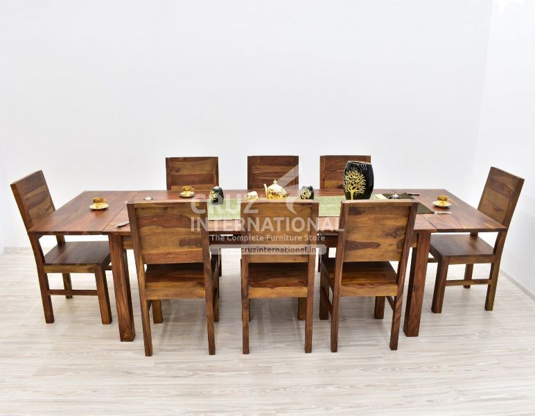 Classic Liam Benito Wooden Dinning Table | 4,6 & 8 Chairs Options CRUZ INTERNATIONAL