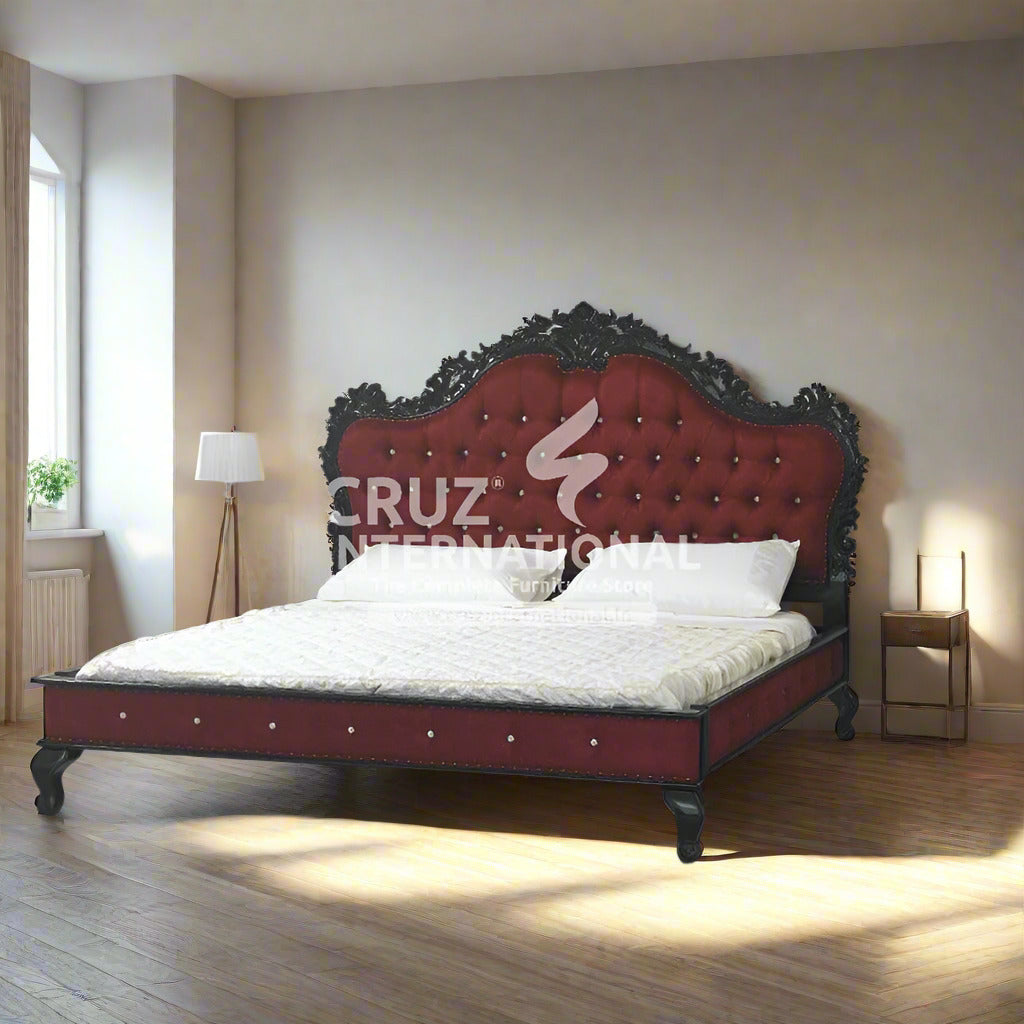 Maharaja Samuel Carving Bed CRUZ INTERNATIONAL