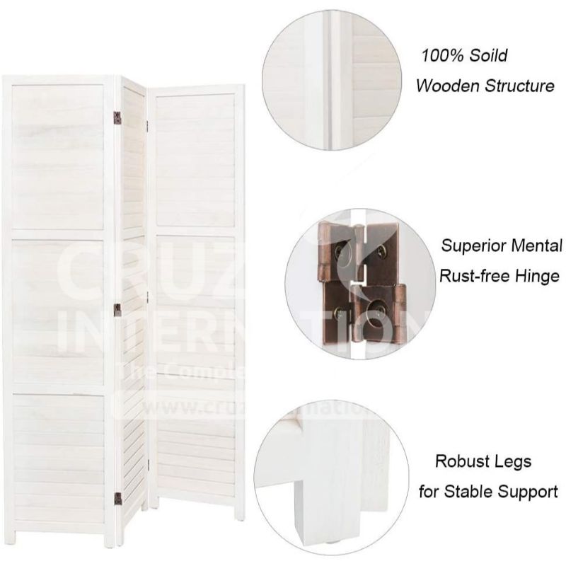 Ever Green Feliciti Wooden Partition | Divider CRUZ INTERNATIONAL