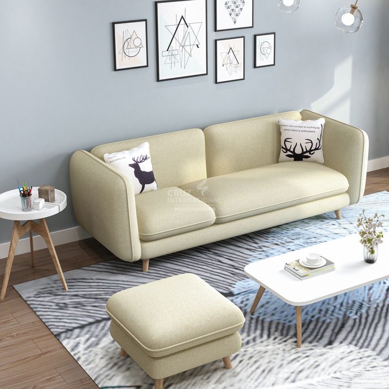 Modern Marcelo Sofa Set | Sky Blue CRUZ INTERNATIONAL