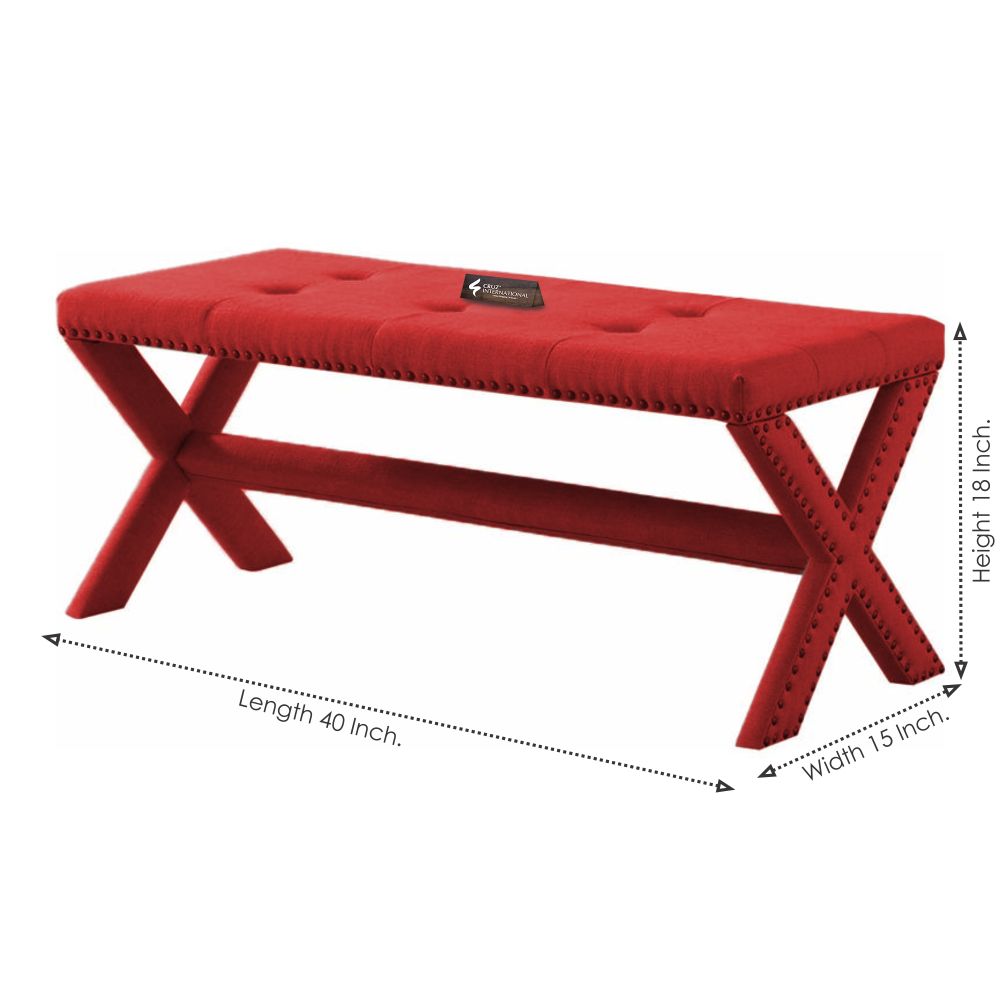 Premium Rubén Bench & Table | Solid wood | 14 Colours Available CRUZ INTERNATIONAL