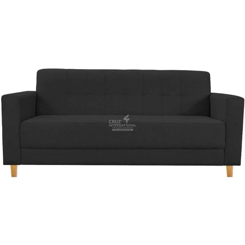 WoodHaus 3-Seater Solid Wood Sofa CRUZ INTERNATIONAL