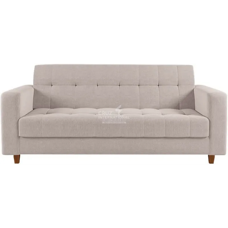 Classic 3-Seater Solid Wood Sofa for Timeless Comfort CRUZ INTERNATIONAL