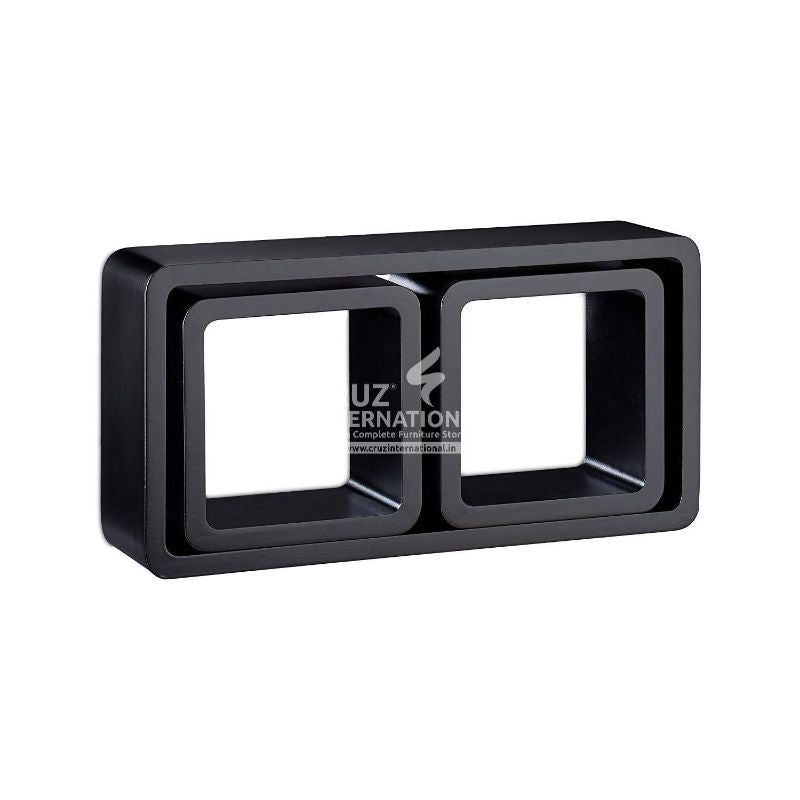 Artwork Wooden Wall Rack Shelves CRUZ INTERNATIONAL