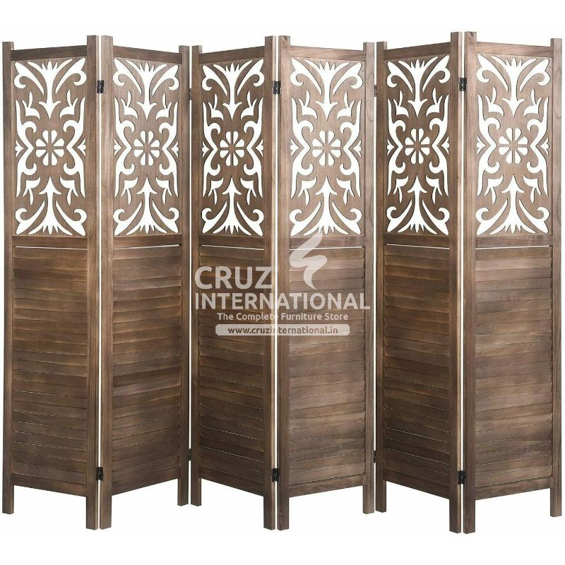 Ever Green Brisha Wooden Partition | Divider CRUZ INTERNATIONAL