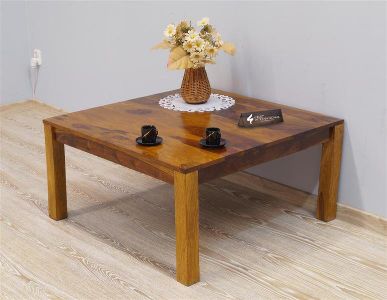 Console Eboney Table | Solid Wood | Square CRUZ INTERNATIONAL