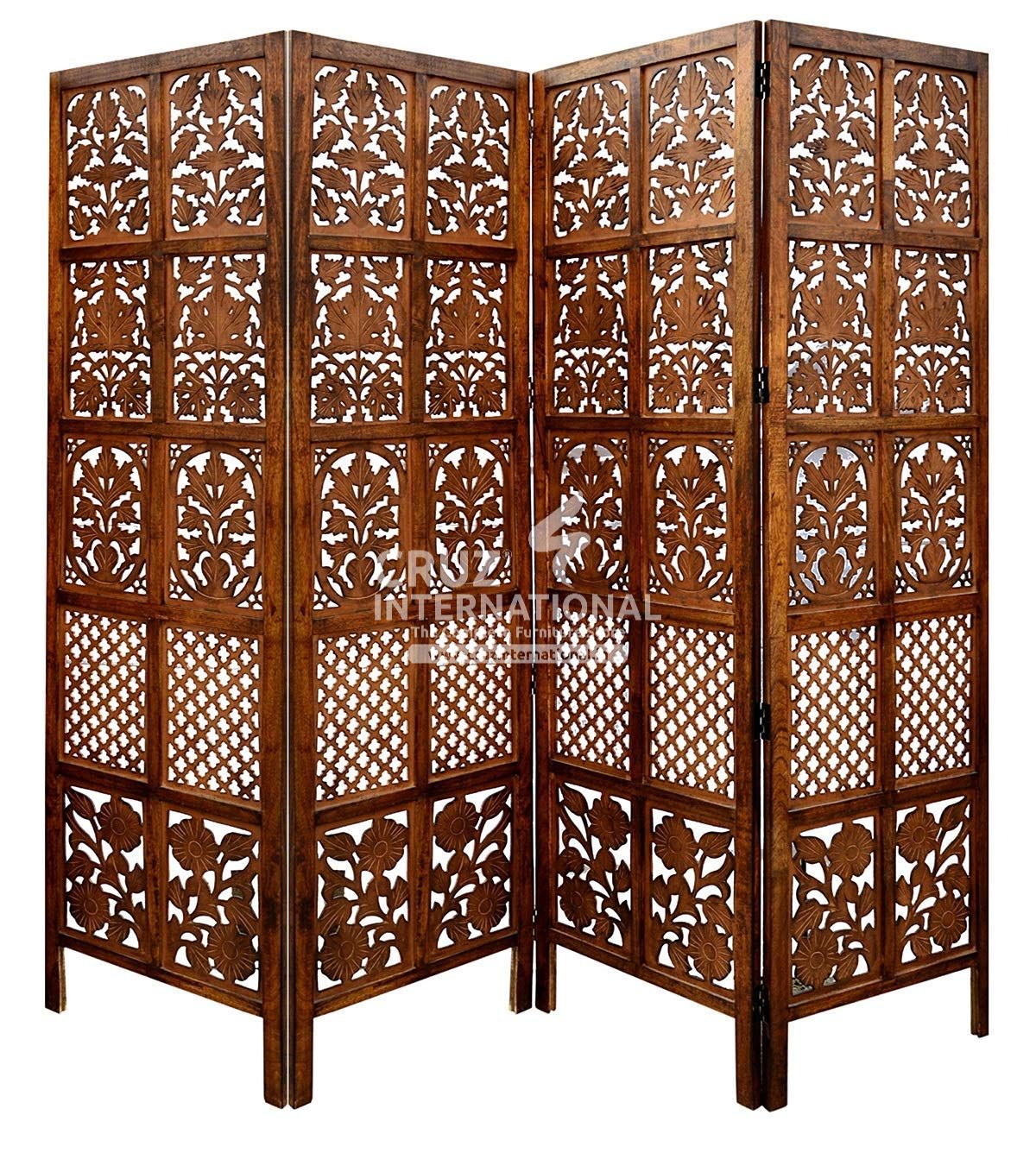 Ever Green Eduardo Wooden Partition | Divider | 4 Sizes CRUZ INTERNATIONAL