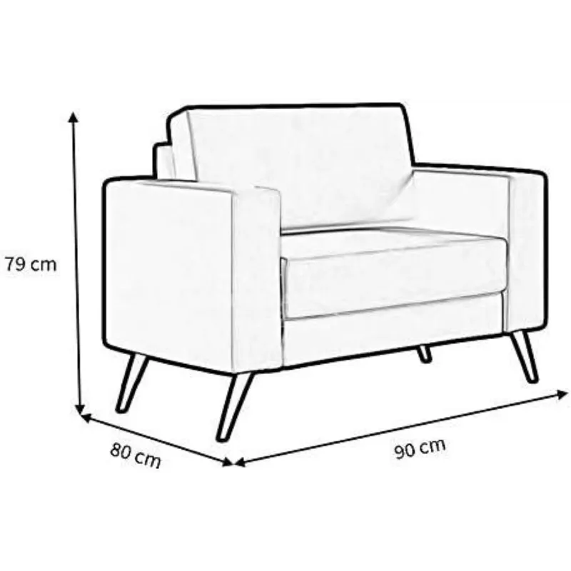 ComfortZone Living Room Chair - 6 Fabric Color CRUZ INTERNATIONAL