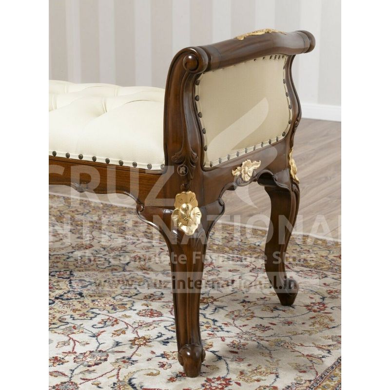 Classic Odam Carving Settee | Standard CRUZ INTERNATIONAL
