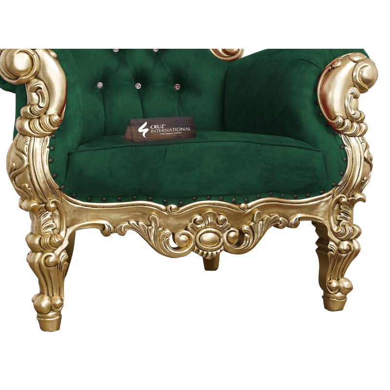 Maharaja Katarina Chair & Single Sofa | Solid Wood CRUZ INTERNATIONAL