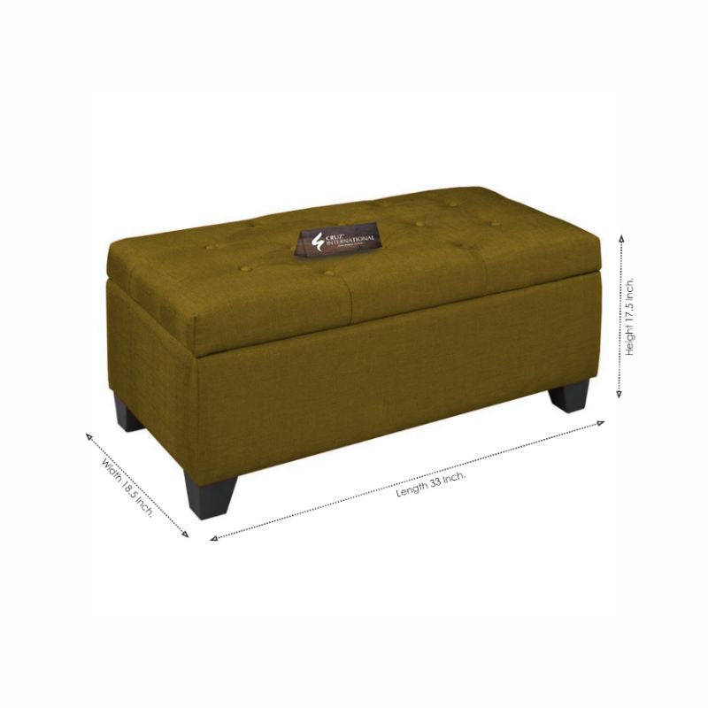 Premium Deontay Bench & Sette | Solid Wood | 13 Colours Available CRUZ INTERNATIONAL