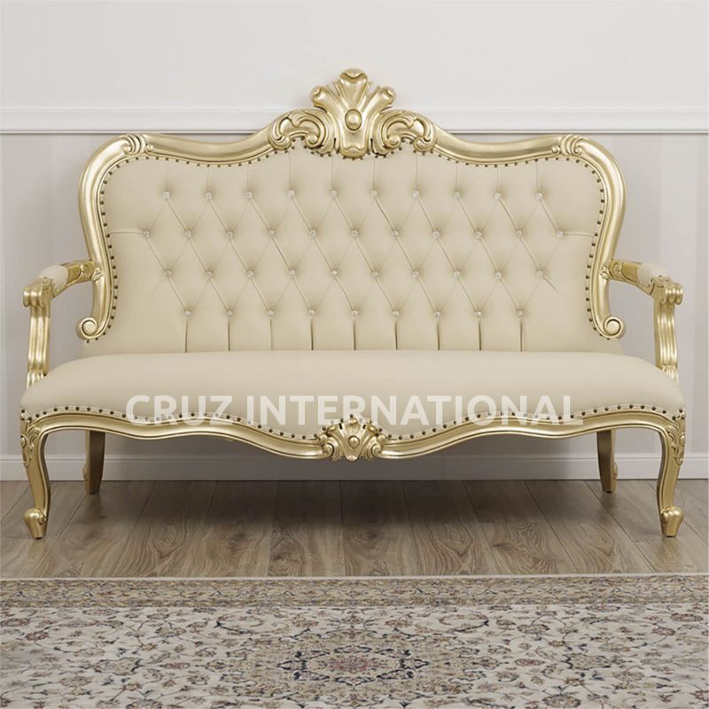 Classic Henry Carving Sofa | Standard CRUZ INTERNATIONAL