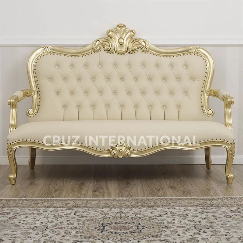 Classic Henry Carving Sofa | Standard CRUZ INTERNATIONAL