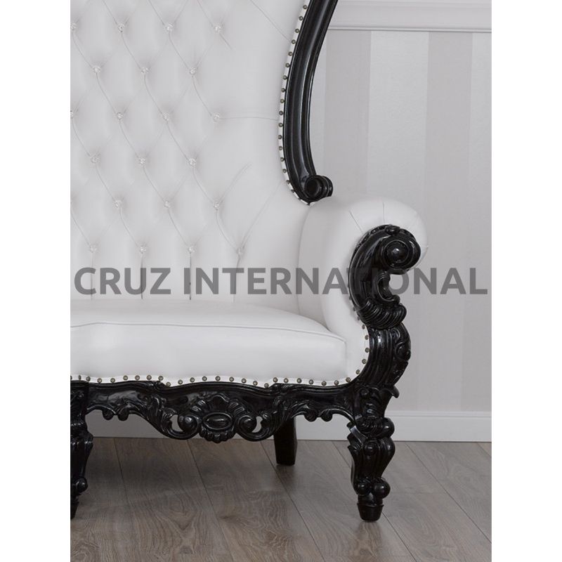 Classic Oakley Carving High Back Sofa & Settee | Standard CRUZ INTERNATIONAL