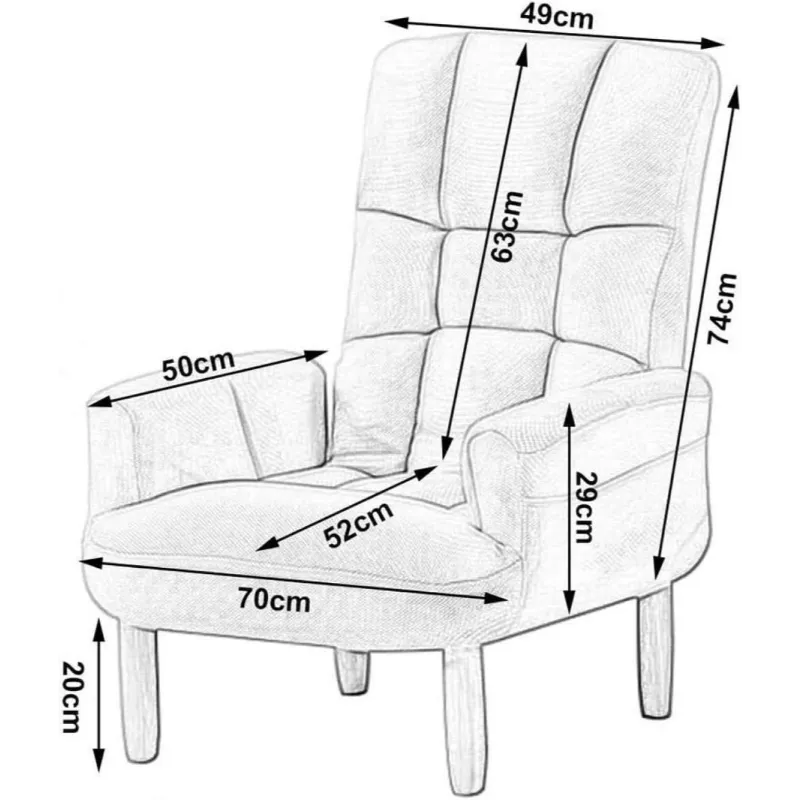 Arm John Chair | 4 Colors Available CRUZ INTERNATIONAL