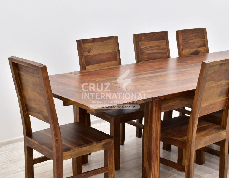 Classic Liam Benito Wooden Dinning Table | 4,6 & 8 Chairs Options CRUZ INTERNATIONAL