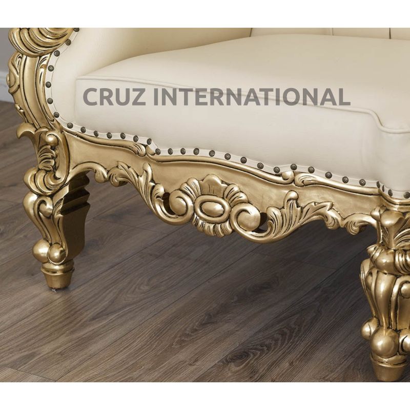 Classic Oakley Carving High Back Sofa & Settee | Standard CRUZ INTERNATIONAL