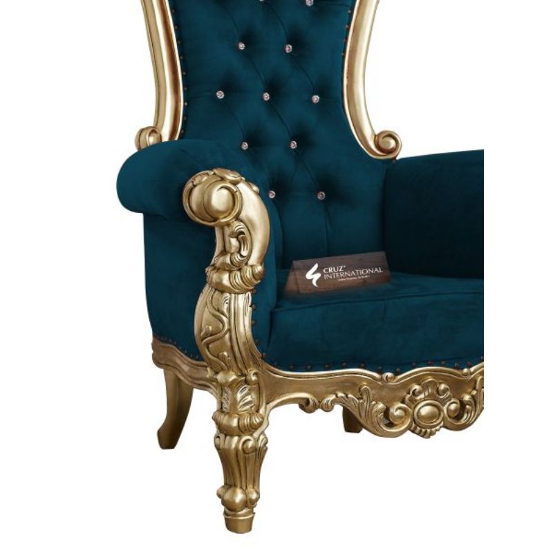 Maharaja Linnea Chair & Single Sofa | Solid Wood CRUZ INTERNATIONAL