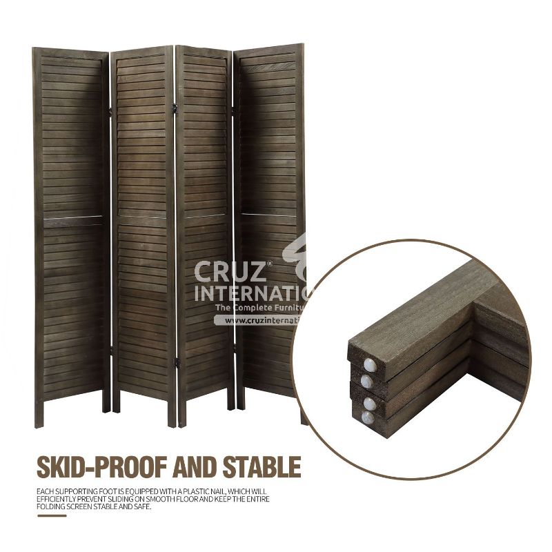 Ever Green Carmelita Wooden Partition | Divider CRUZ INTERNATIONAL