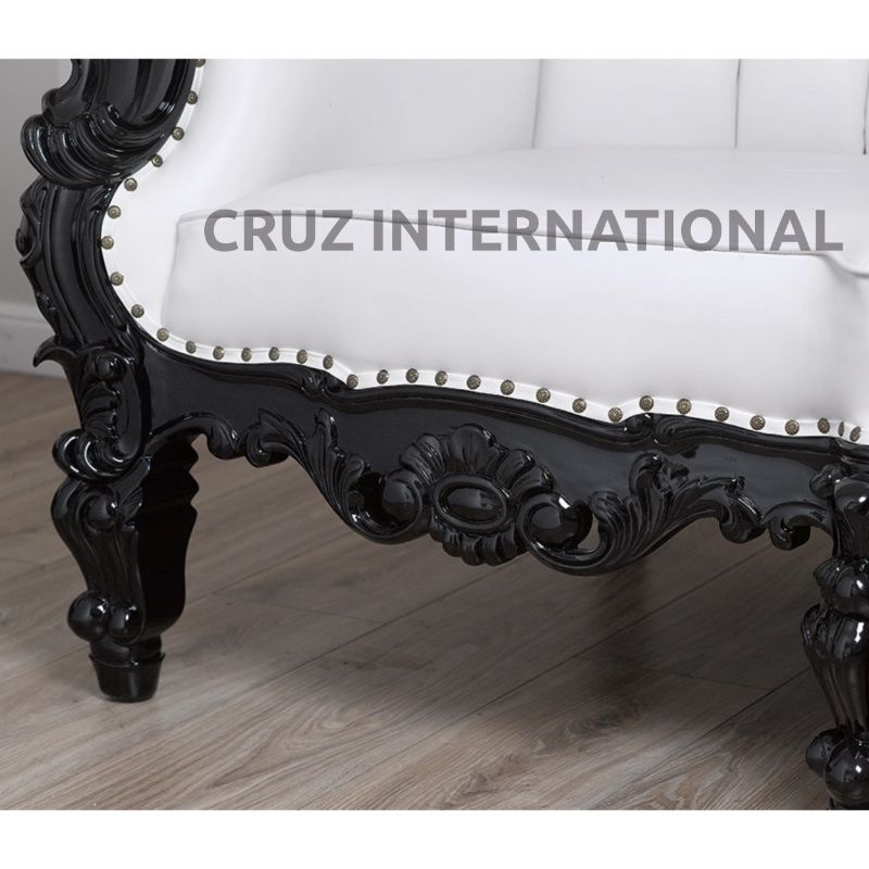 Classic Oakley Carving High Back Sofa & Settee | Standard CRUZ INTERNATIONAL