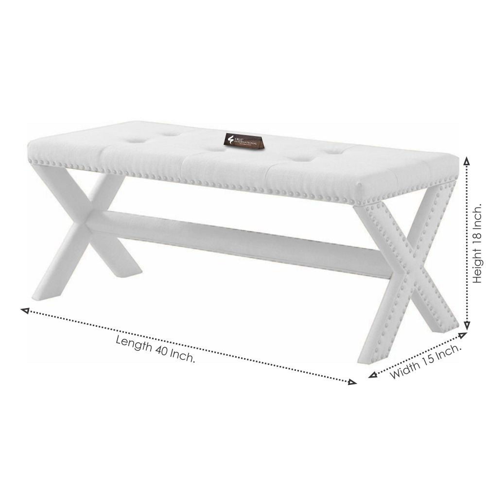 Premium Rubén Bench & Table | Solid wood | 14 Colours Available CRUZ INTERNATIONAL