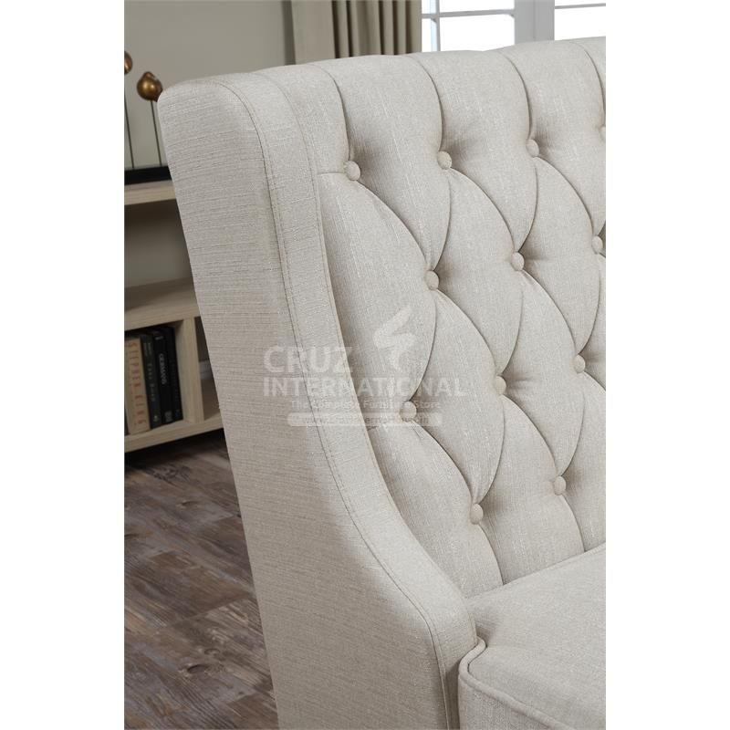 Modern Francisco Sofa Set | Cream CRUZ INTERNATIONAL