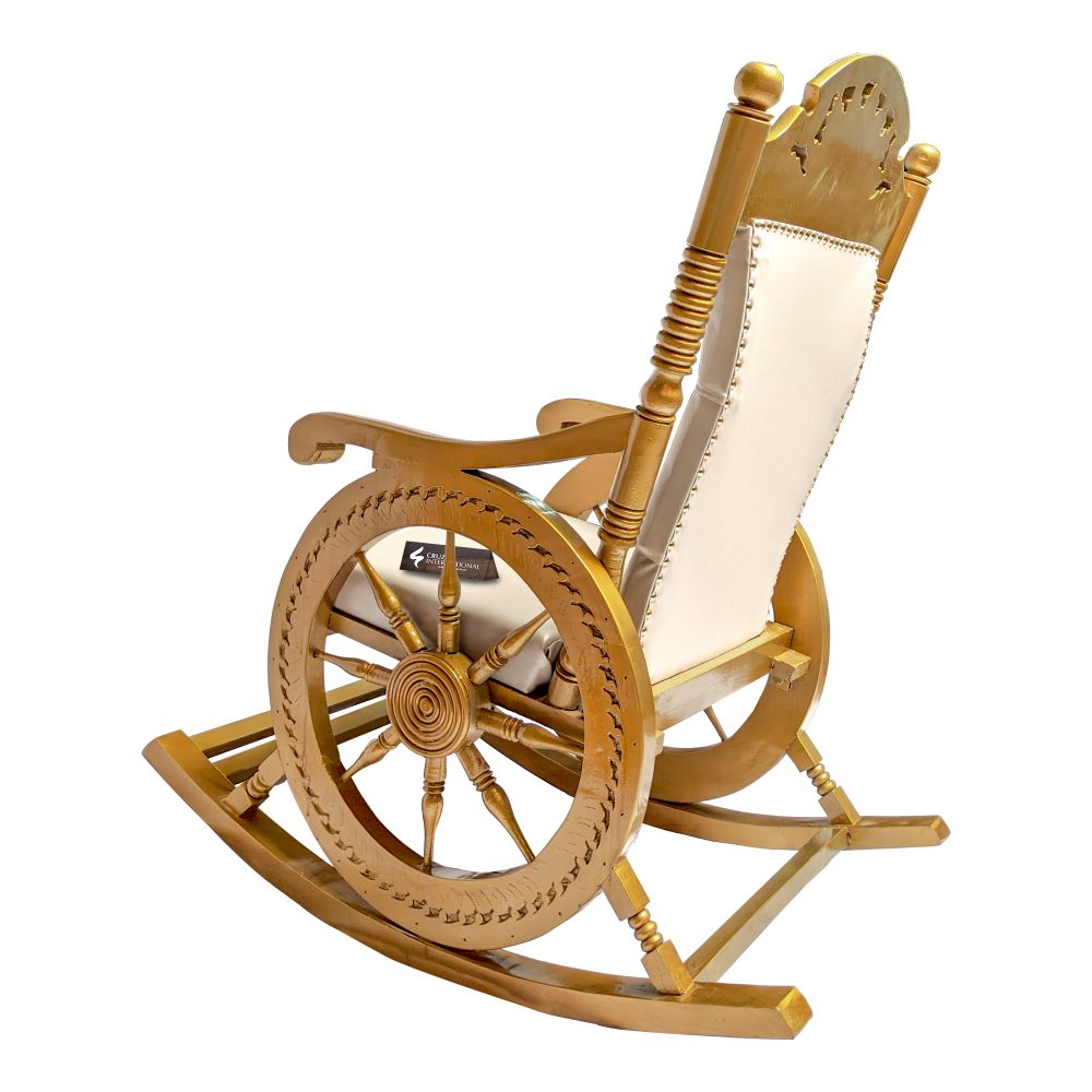 Premium Isabella Rocking Chair | Golden | 7 Colours Available CRUZ INTERNATIONAL