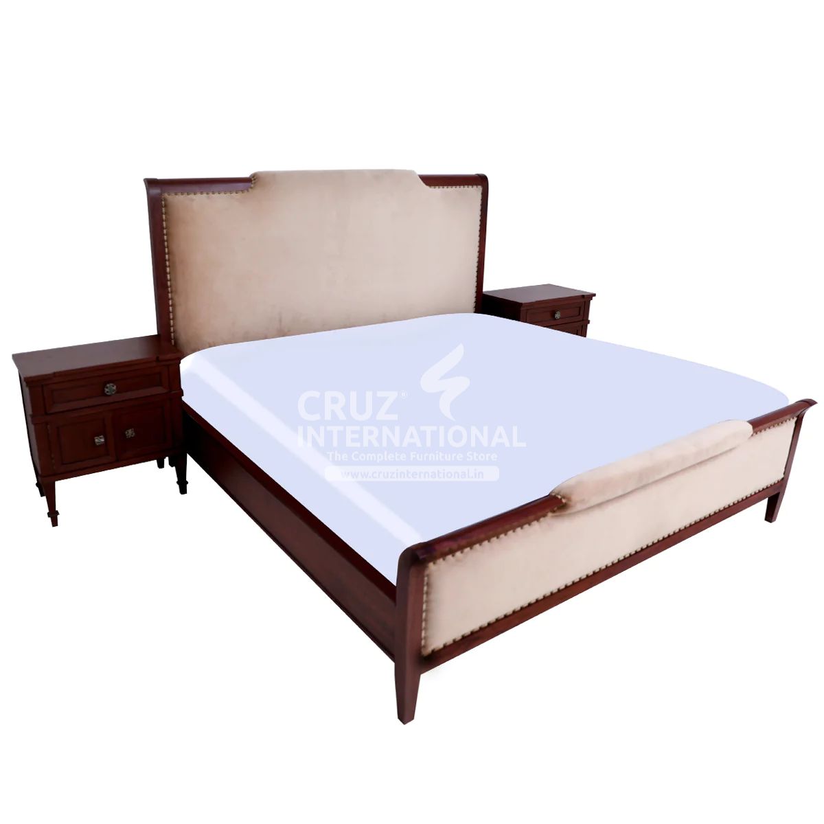 Modern Juliana Classic Gaia Bed | 2 Sizes Available | with Side table CRUZ INTERNATIONAL