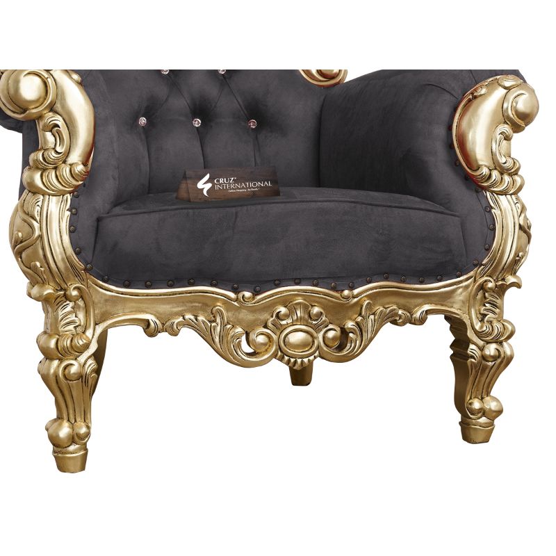 Maharaja Katarina Chair & Single Sofa | Solid Wood CRUZ INTERNATIONAL