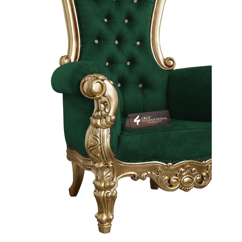Maharaja Katarina Chair & Single Sofa | Solid Wood CRUZ INTERNATIONAL