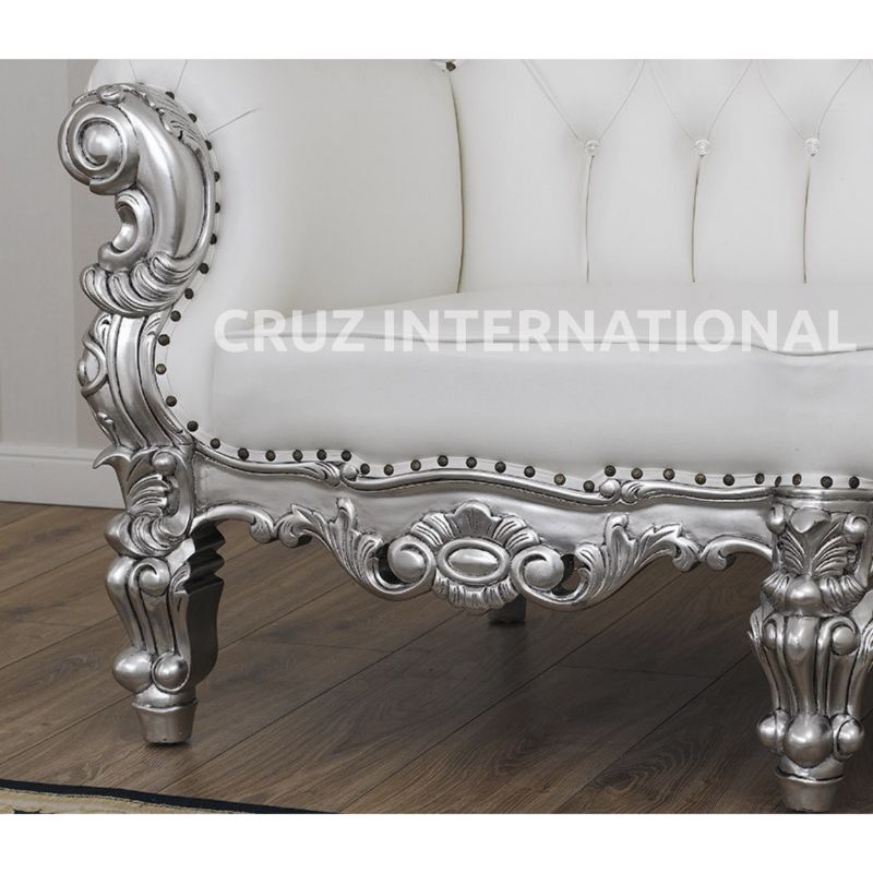 Classic Oakley Carving High Back Sofa & Settee | Standard CRUZ INTERNATIONAL