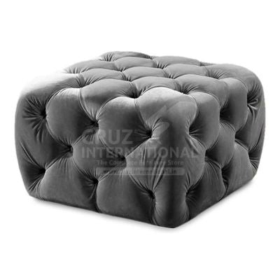 Modern Fernando Ottoman & Stool | Standard CRUZ INTERNATIONAL