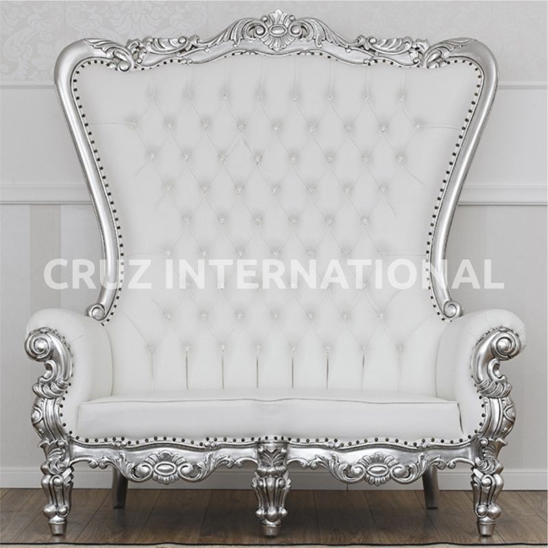 Classic Oakley Carving High Back Sofa & Settee | Standard CRUZ INTERNATIONAL