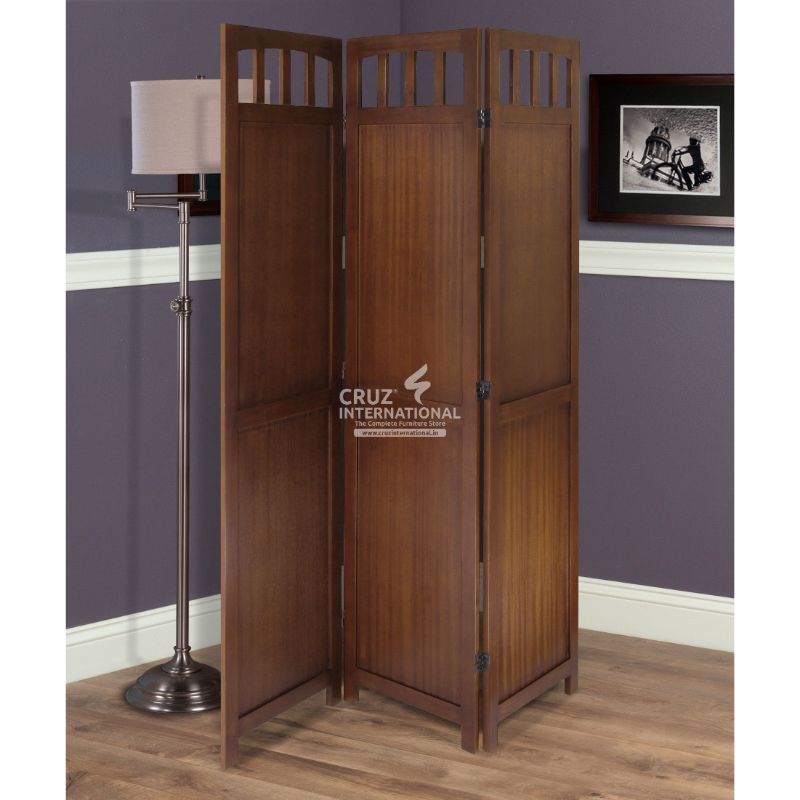 Ever Green Bartolo Wooden Partition | Divider | 2 Texture Available CRUZ INTERNATIONAL