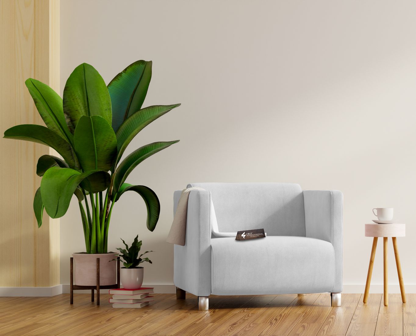 Modern Joining Arm Chair | Standard | 13 Colours Available CRUZ INTERNATIONAL