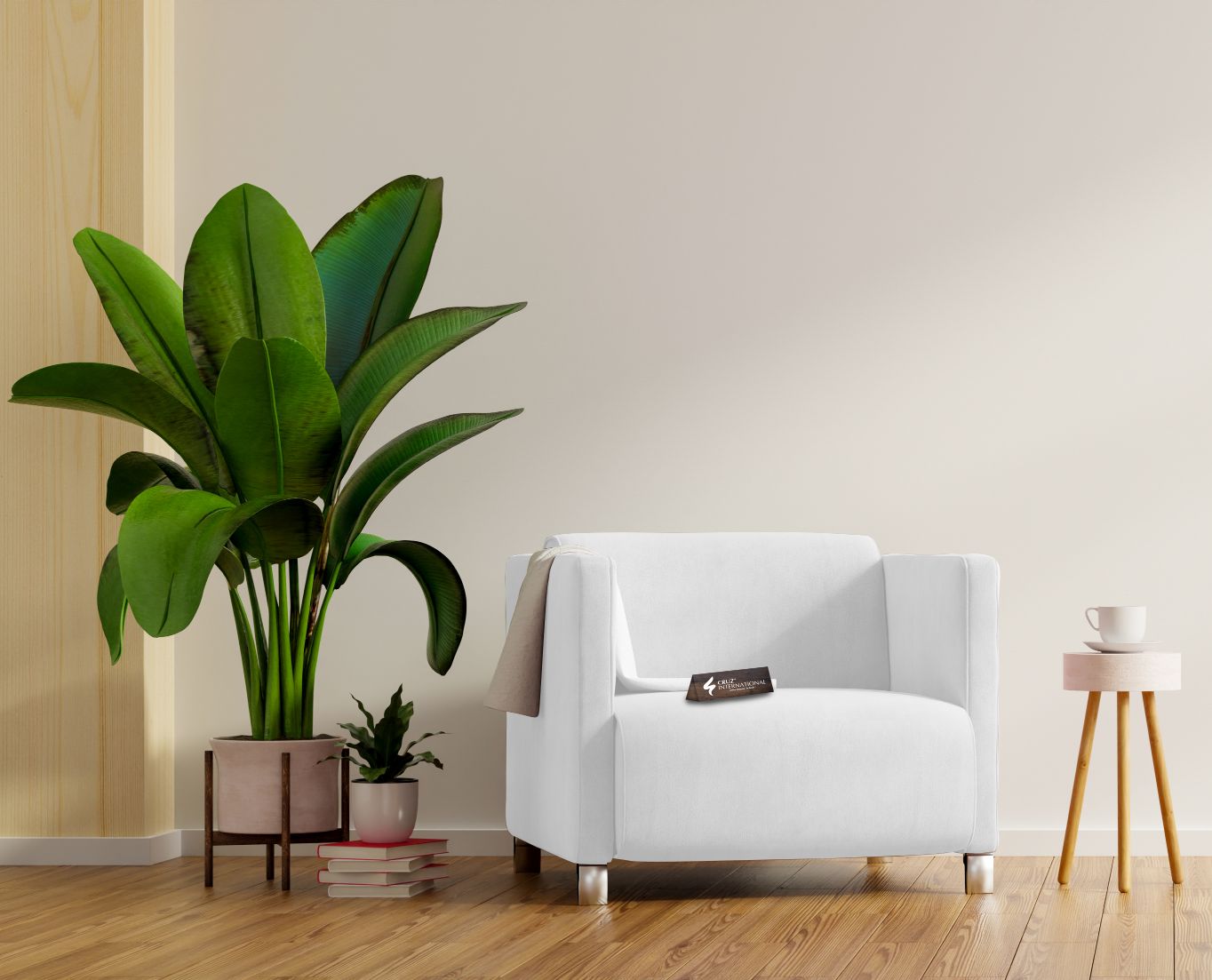 Modern Joining Arm Chair | Standard | 13 Colours Available CRUZ INTERNATIONAL