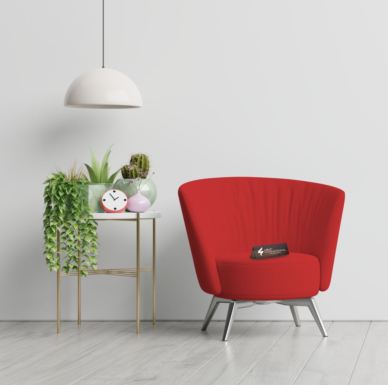 Modern Evan Arm Chair | Standard | 12 Colours Available CRUZ INTERNATIONAL