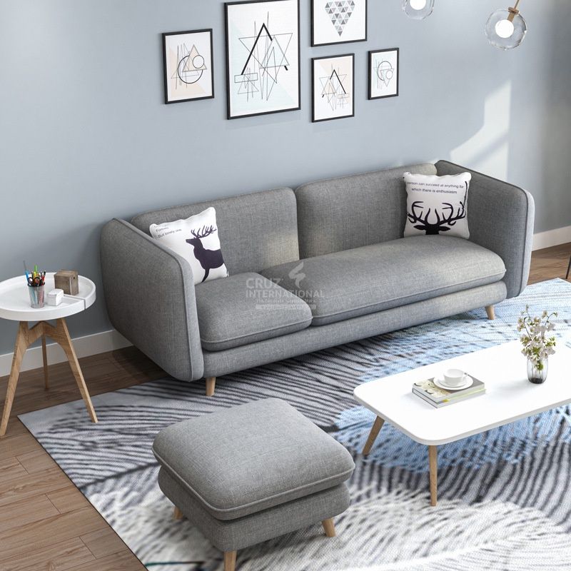 Modern Marcelo Sofa Set | Sky Blue CRUZ INTERNATIONAL