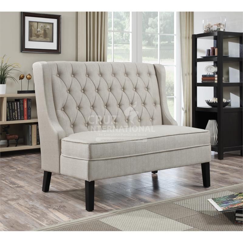 Modern Francisco Sofa Set | Cream CRUZ INTERNATIONAL