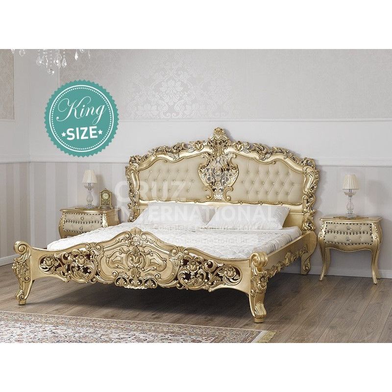 Royal Carving Bed CRUZ INTERNATIONAL