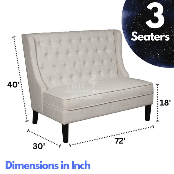 Modern Francisco Sofa Set CRUZ INTERNATIONAL
