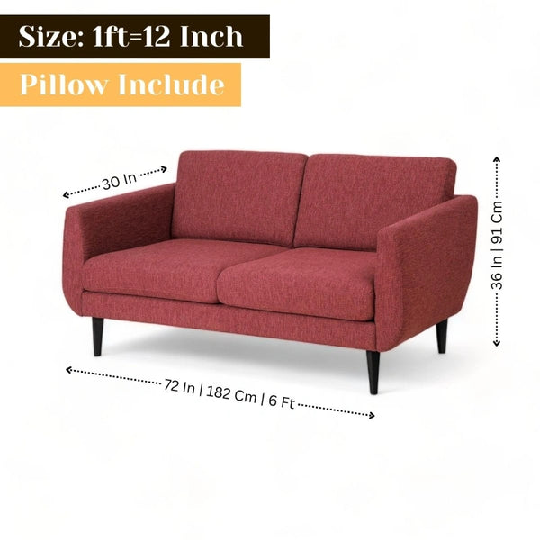 Luxury Fabric 3 Seater Sofa for Your Living Room - Sofa - CRUZ INTERNATIONAL - Furniture Store