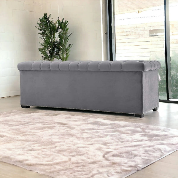 Royal Fabric 3 Seater Sofa Couch for Studio - Sofa - CRUZ INTERNATIONAL - Furniture Store