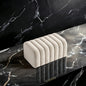 Modern Look Cute Fabric Ottoman Bench for Living Room Office Bedroom