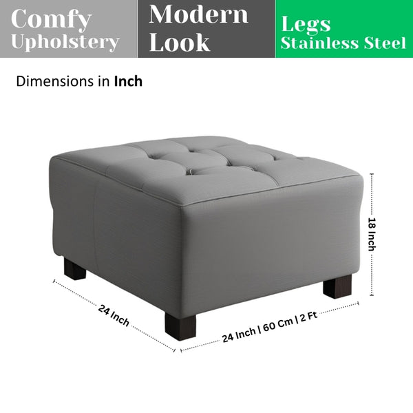PineCrafts Rustic Wooden Ottoman Bench - Ottoman - CRUZ INTERNATIONAL - Furniture Store