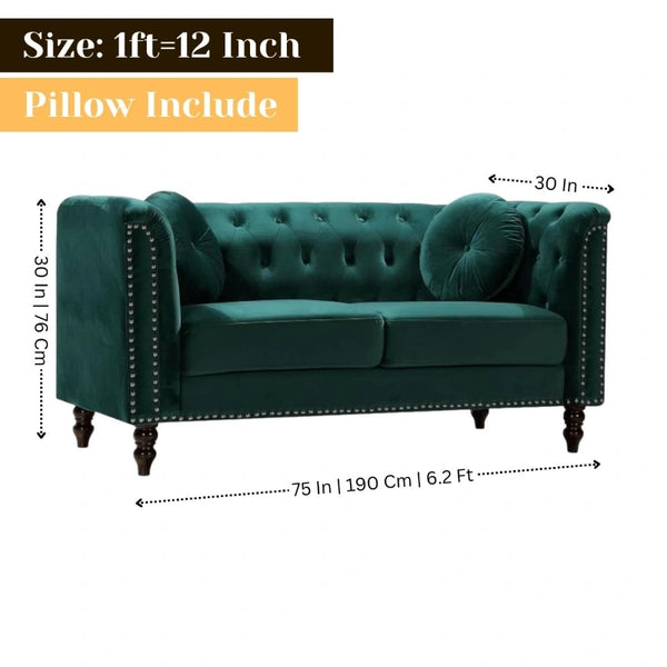 Luxury Fabric 3 Seater Sofa for Your Living Room - - CRUZ INTERNATIONAL - Furniture Store