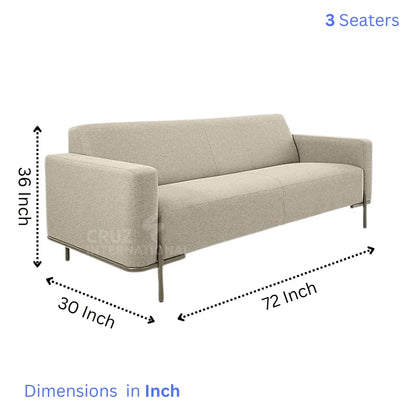 Modern Nicolas Sofa | Grey CRUZ INTERNATIONAL