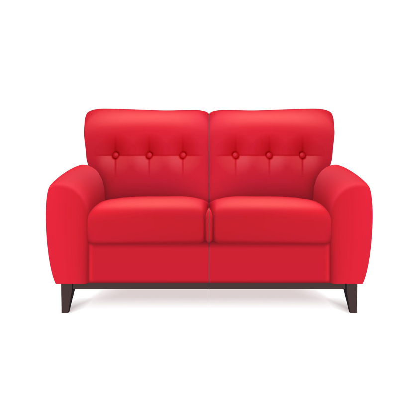Modern Valentín Sofa Set | Red CRUZ INTERNATIONAL