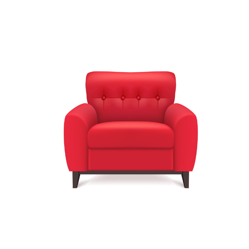 Modern Valentín Sofa Set | Red CRUZ INTERNATIONAL